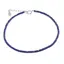 Bratara Lapis Lazuli tuburi cu Argint 925, 2mm