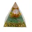 Piramida orgon Aventurin cu lotus si sfera Cuart roz, 5cm