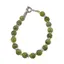 Bratara Calea Blanda - Jad 6mm, Larimar si Peridot 2-3mm