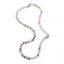 Colier Piatra lunii mix heishi 6mm si sfere 4-5mm
