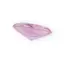 Cristal decorativ din sticla K9, diamant, mic plat - 3cm, roz
