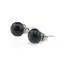 Cercei cu surub Goldstone albastru semisfere 8mm