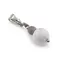 Pandantiv Howlit sfere 8mm si Obsidian fulg de nea sfere 4mm