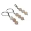 Set Cercei si Pandantiv Agat natural sfere, 6mm