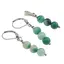 Set Cercei si Pandantiv Agat verde sfere, 6mm