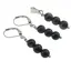 Set Cercei si Pandantiv Obsidian auriu sfere, 6mm