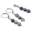 Set Cercei si Pandantiv Sodalit sfere, 6mm