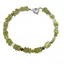 Bratara Peridot patratele 4-5mm si neuniform 5-7mm cu Mix cristale sfere 3mm