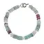 Bratara Fluorit si Granat discuri 5mm cu Piatra Lunii sfere 3mm