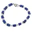 Bratara Lapis Lazuli discuri 4-5mm, Piatra Lunii sfere 3mm si Cristal de Stanca sfere fatetate 2mm