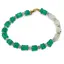 Bratara Onix verde si Prehnit discuri 5-6mm cu Labradorit sfere 4mm