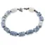 Bratara Opal albastru discuri 6mm si Lapis Lazuli sfere 3mm