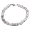Bratara Opal dendritic discuri fatetate 6mm si Apatit sfere 3mm