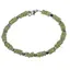 Bratara Peridot discuri 5mm si Hematit 3mm