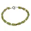 Bratara Peridot patratele 4mm si Mix Cristale sfere 3mm