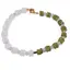 Bratara Piatra Lunii si Peridot discuri 6mm, Ametist sfere 4mm si Hematit auriu 4mm
