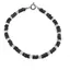 Bratara Turmalina neagra discuri 4-5mm si Piatra Lunii sfere 3mm