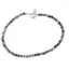Bratara Turmalina albastra sfere fatetate, 3mm