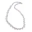 Colier Ametist sfere 3mm si Cuart roz briolete 7-9mm