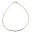 Colier cupru placat cu aur galben 18k model twisted rope
