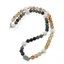 Colier Mossagat sfere 6mm, Citrin sfere 6mm, Coral 8mm si elemente aurii