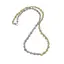Colier Peridot banuti 5mm, Labradorit banuti 5mm, sfere 3mm si Hematit steluta aurie