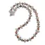 Colier Piatra lunii discuri fatetate 12mm, Piatra lunii piersica discuri fatetate 6mm si Turmalina multicolora sfere fatetate 3mm