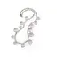 Colier Prehnit discuri fatetate 3mm si Citrin briolete 12-14mm