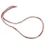 Colier Rodonit roz sfere fatetate 3,5mm