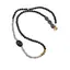 Colier Turmalina si Labradorit sfere 4mm, Hematit auriu cuburi 4mm, Iolith neuniform 10mm, Onix neuniform 14mm