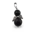 Pandantiv Onix sfera fatetata 8-10mm, inger