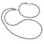 Set bratara si colier Kianit sfere fatetate, 3mm