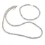 Set bratara si colier Opal etiopian de foc rondele 3,5-4mm