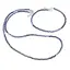 Set bratara si colier Sodalit degrade sfere fatetate, 3mm