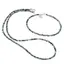 Set bratara si colier Turmalina albastra sfere fatetate, 3mm