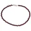 Bratara Granat sfere fatetate, 3mm