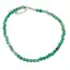 Bratara Onix verde degrade sfere  fatetate, 3mm