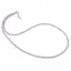 Colier Ametist lavanda sfere fatetate, 3mm