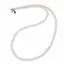 Colier Cristal de stanca romburi fatetate 4mm cu argint 925