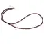 Colier Granat sfere fatetate, 3mm