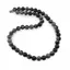 Colier Obsidian fudlg de nea sfere 9mm
