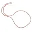 Colier Piatra Lunii maro sfere fatetate, 3mm