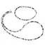 Set bratara si colier Cuart turmalinat sfere fatetate, 3mm