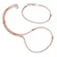 Set bratara si colier Opal degrade sfere fatetate, 3mm