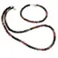 Set bratara si colier Turmalina multicolora discuri fatetate, 5mm