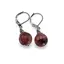 Cercei cu agatatoare Cuart Tangerit sfera 10mm si element floral