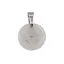 Pandantiv Cuart rotund cu romb 16mm