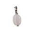 Pandantiv Cuart roz oval 14mm