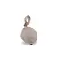 Pandantiv Cuart roz oval fatetat 10mm