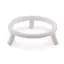 Suport pentru sfera din PLA premium, forma rotunda cu trei picioare, 45mm - alb
